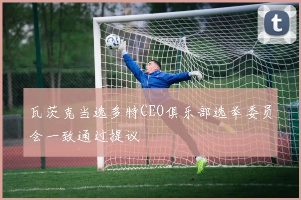 瓦茨克当选多特CEO俱乐部选举委员会一致通过提议
