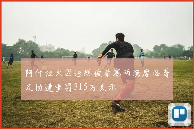 阿什拉夫因违规被禁赛两场摩洛哥足协遭重罚315万美元
